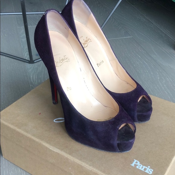 Christian Louboutin Vendome 120 Veau Velours - Picture 4 of 10